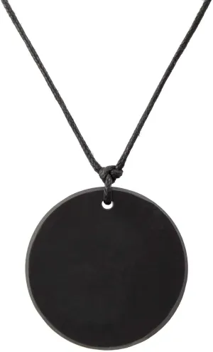 Heka Naturals Shungite Crystal Necklace Pendant | Healing Crystals & Chakra Necklace - Gemstone Jewelry for Men & Women - Spiritual and Joyous Gifts