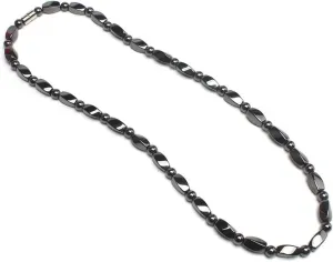 Hematite & Black Obsidian Necklace - Handmade Therapy & Healing Necklace for Women & Men