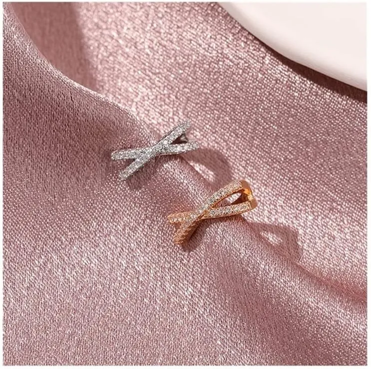 Hoops Metal Ear Cuff Ear Clip for Women No Pierced Earcuff Ear Wrap Clips Jewelry Hoop Earrings (Metal Color : QW-EH-242)