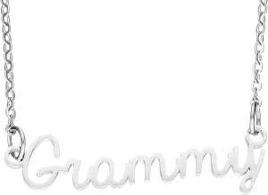 HUTIMY Grammy Necklace Gifts for Women Grandmother Jewelry from Granddaughter Birthday Mothers Day Best Grammy Necklace