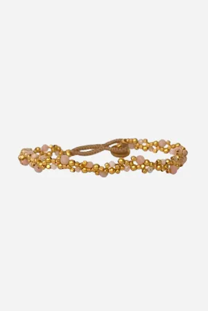 Ibu Jewels - Armbnd -Pink opal  - Peggy Stone PE12-04
