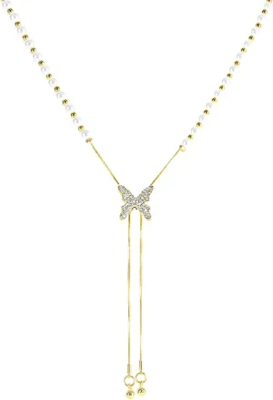 Irregular Y2k Long Y-shaped Necklace with Zircon Inlaid Sparkling Brick Tassel Pendant Double-Layer Chain High-end Fashion Accessory Women's