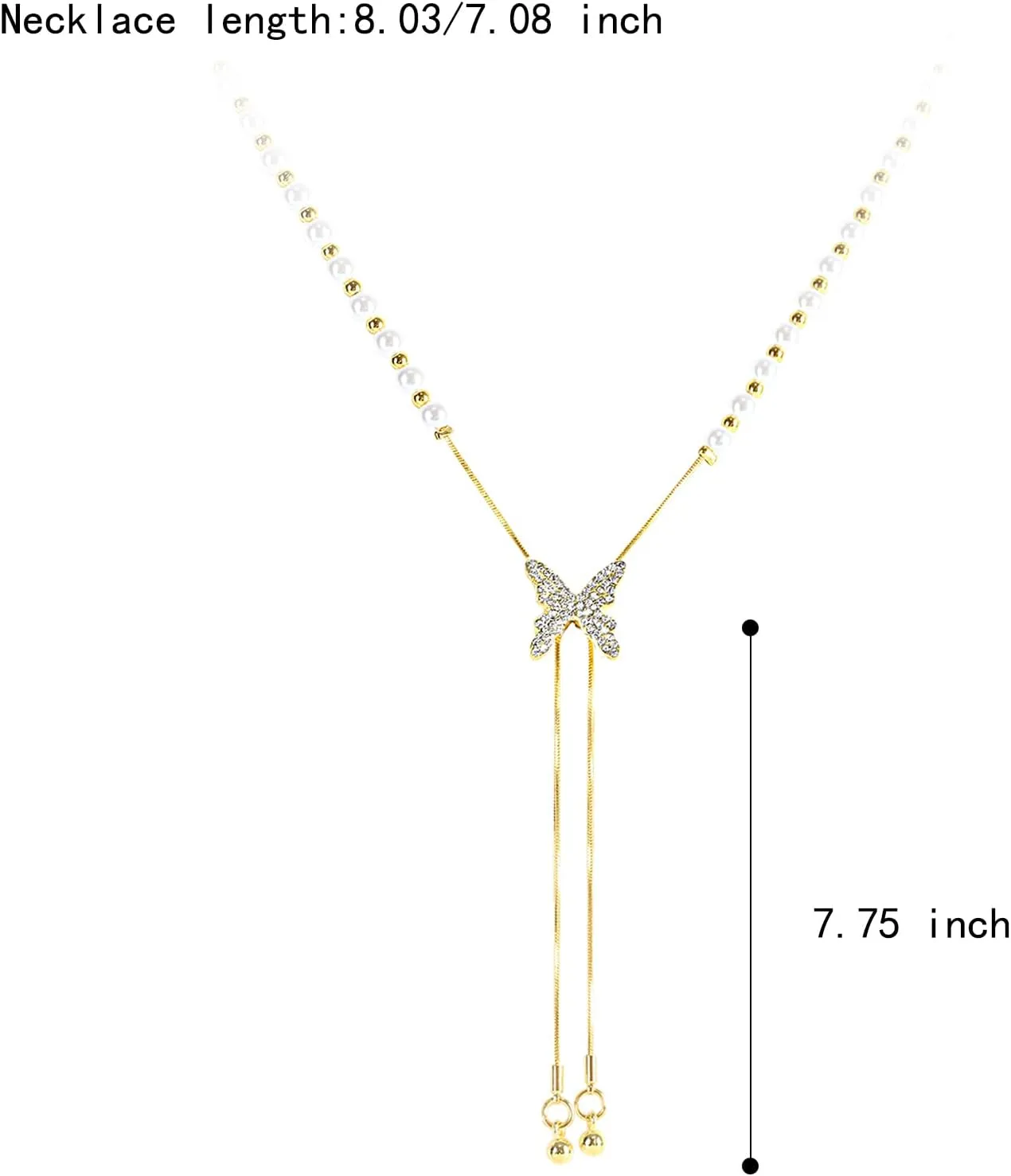 Irregular Y2k Long Y-shaped Necklace with Zircon Inlaid Sparkling Brick Tassel Pendant Double-Layer Chain High-end Fashion Accessory Women's