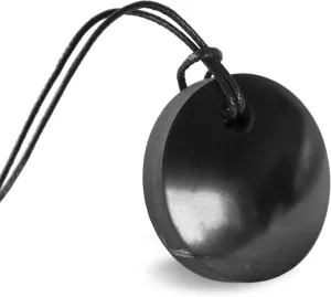 Karelian Heritage Authentic Shungite Stone Necklace - Round Shungite Pendant Amulet for Protection & Crystal Healing Meditation