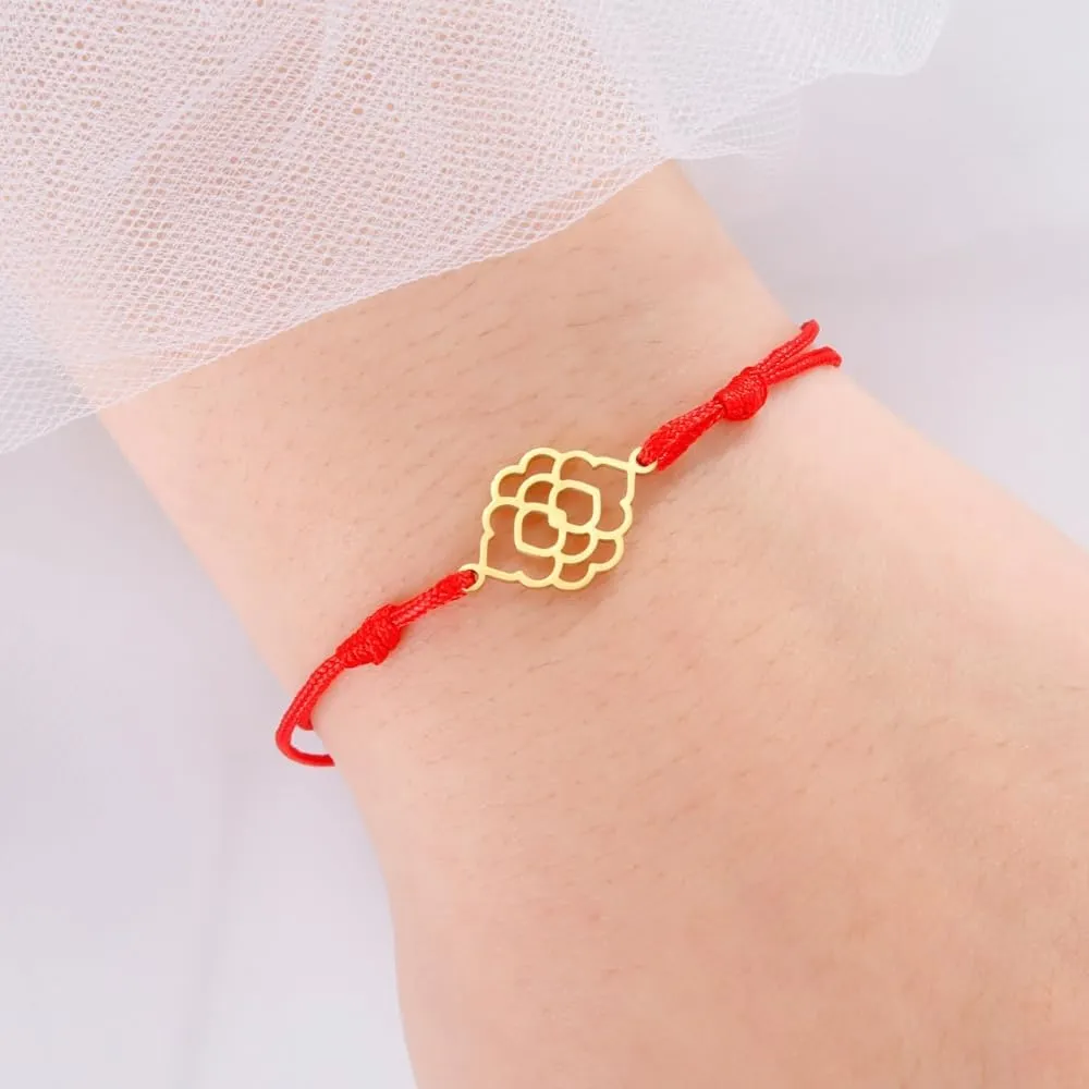 Knot Braided Bracelet,Always In My Heart - Infinity Love Knot Bracelets,Friendship Brac elet,Adjustable Hand Braided Winding Brace let,for Women Gifts