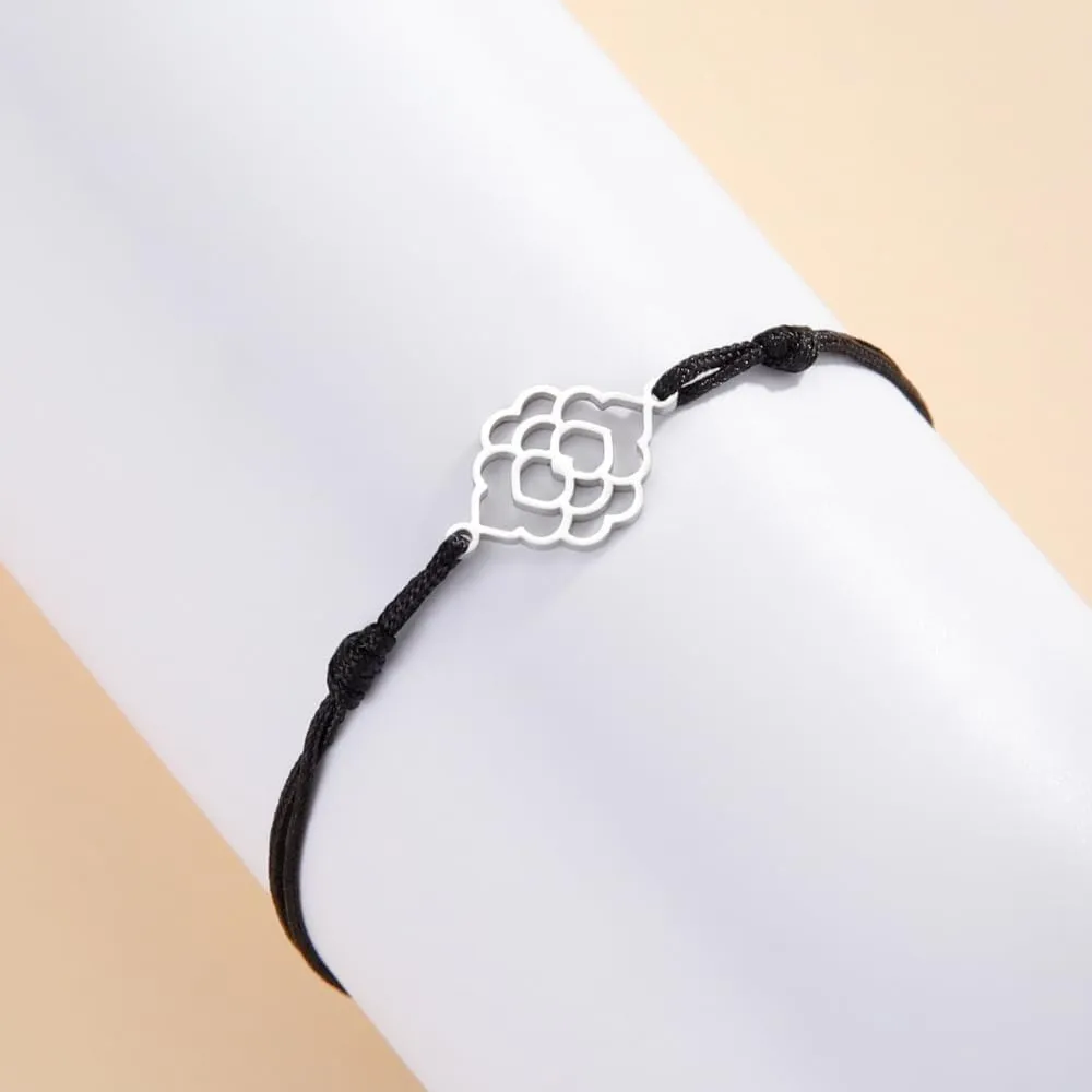 Knot Braided Bracelet,Always In My Heart - Infinity Love Knot Bracelets,Friendship Brac elet,Adjustable Hand Braided Winding Brace let,for Women Gifts