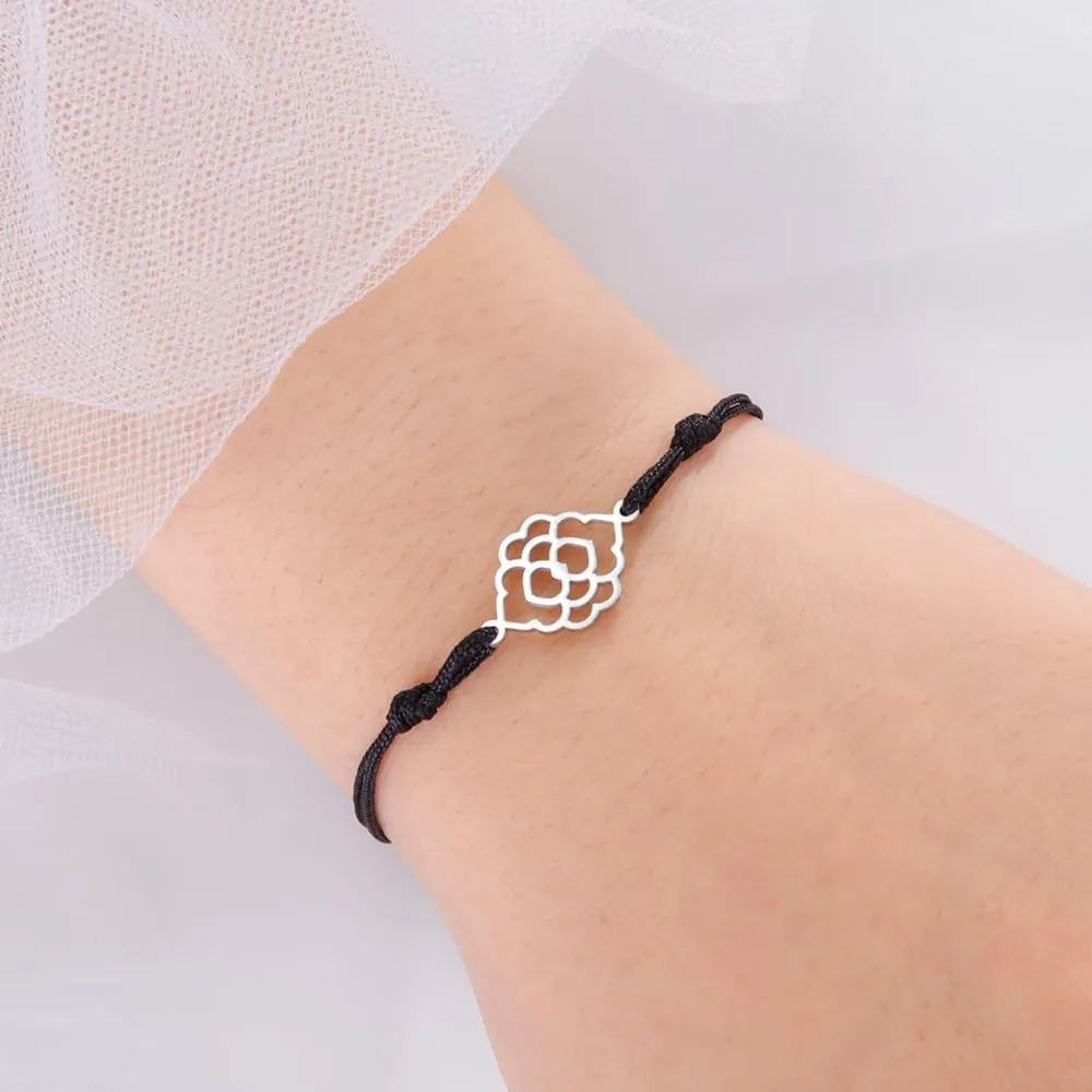 Knot Braided Bracelet,Always In My Heart - Infinity Love Knot Bracelets,Friendship Brac elet,Adjustable Hand Braided Winding Brace let,for Women Gifts