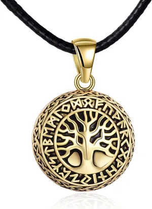 KZX Harmony Ball Necklace for Pregnancy Gold-Plated Copper Angel Caller Bell Pendant Music Bola Jewelry Gifts for New Mother Wife (Chain 36 inches)