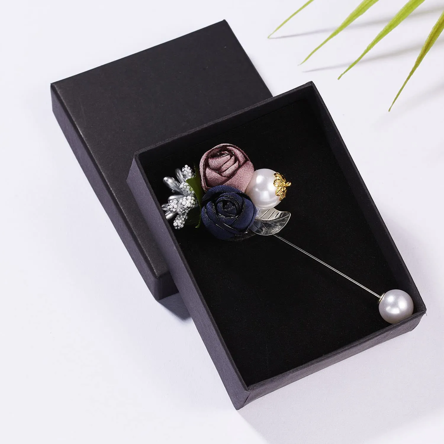 Ladies Cloth Art Fabric Flower Imitation Pl Brooches Cardigan Shirt Shawl Suit Lapel Pins Jewelry 4