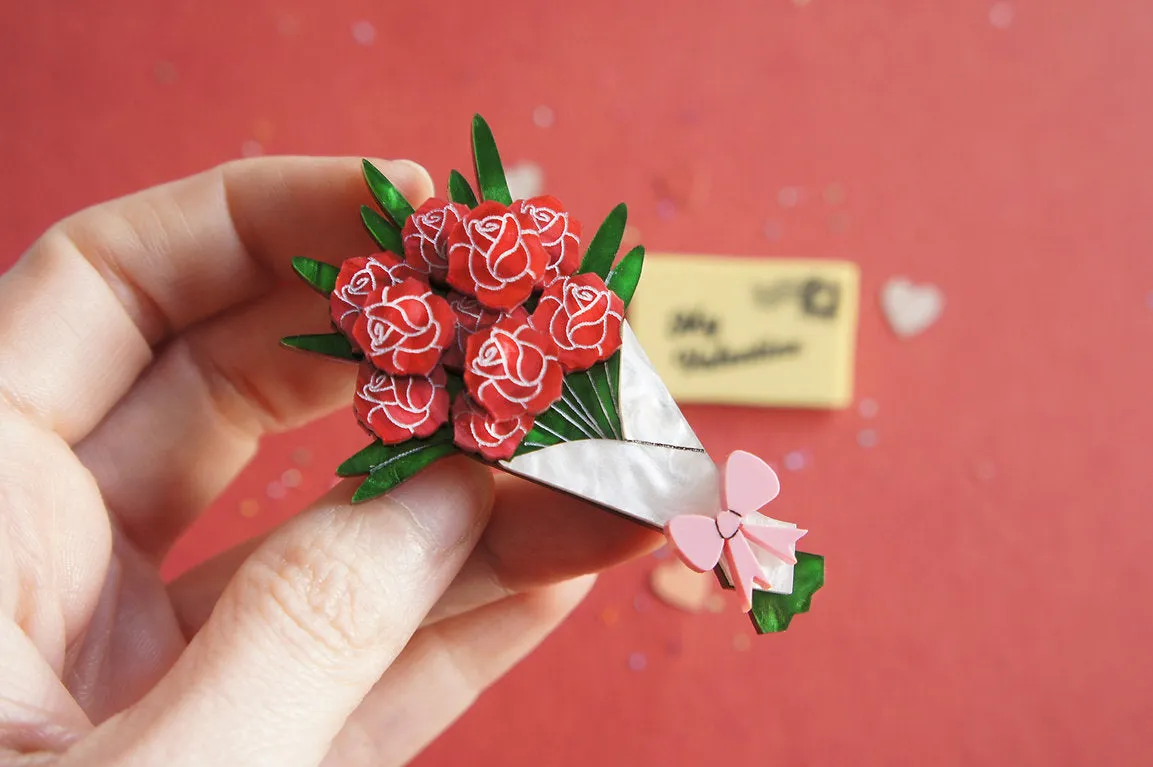 LaliBlue : Valentines : Valentine Double Brooch