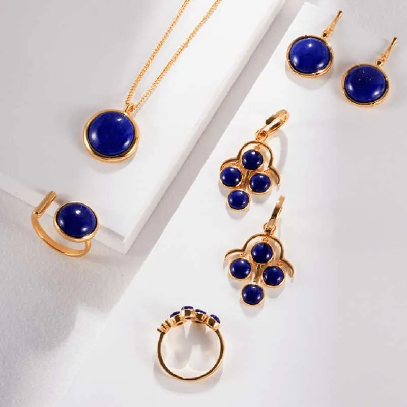 Lapis Lazuli Rings For Women - Gold Vermeil