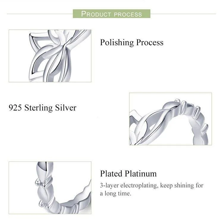 'Lotus Flower' Sterling Silver Ring