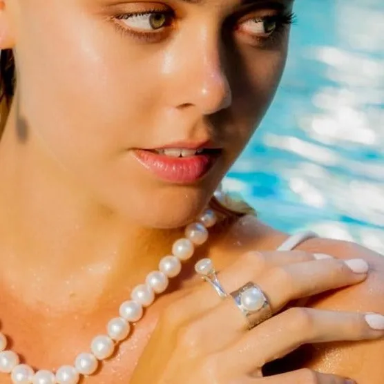 Low Tide Pearl Ring