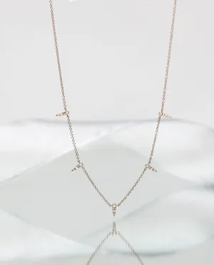 MARLY DIAMOND SPIKE NECKLACE