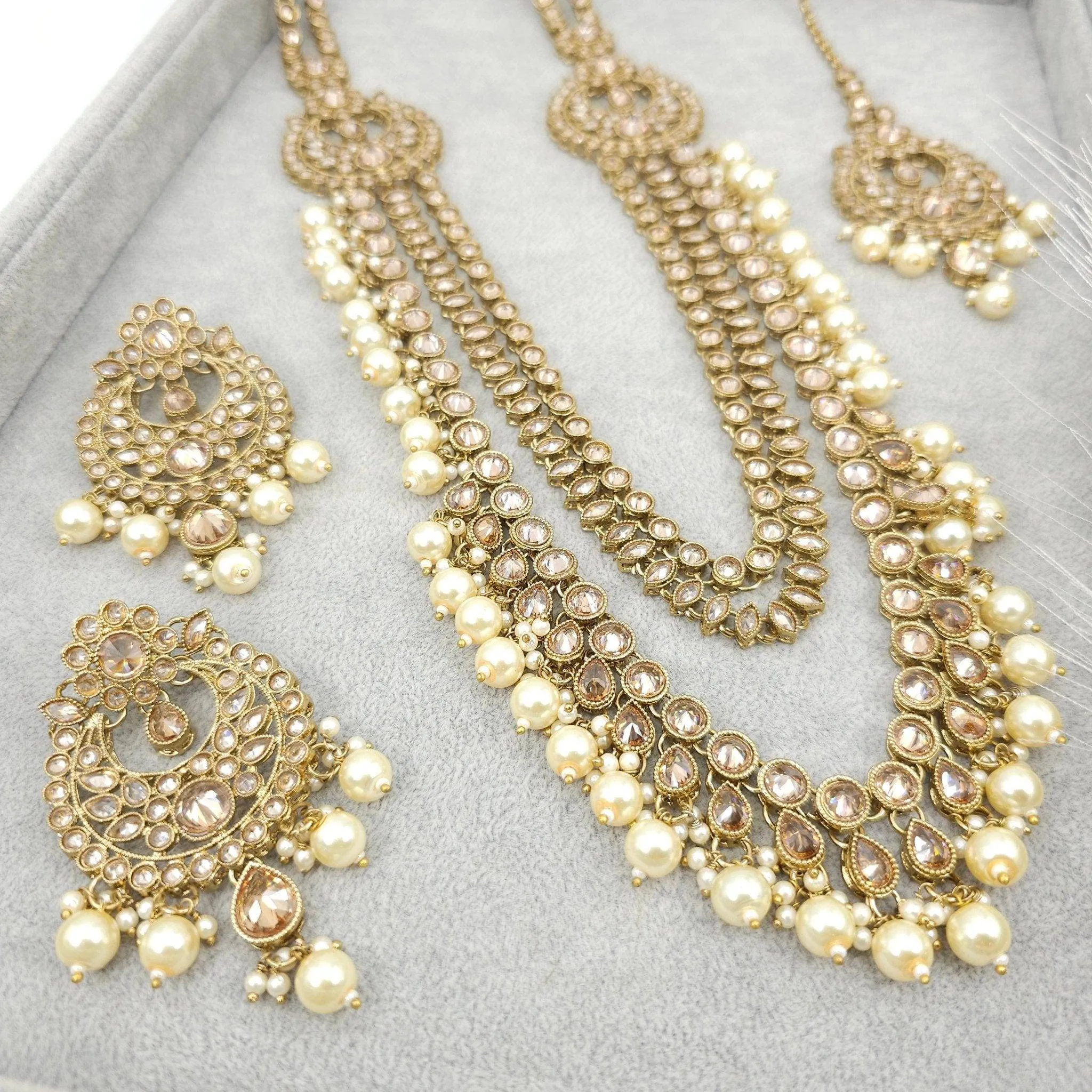 Meerab Polki Rani Haar Set