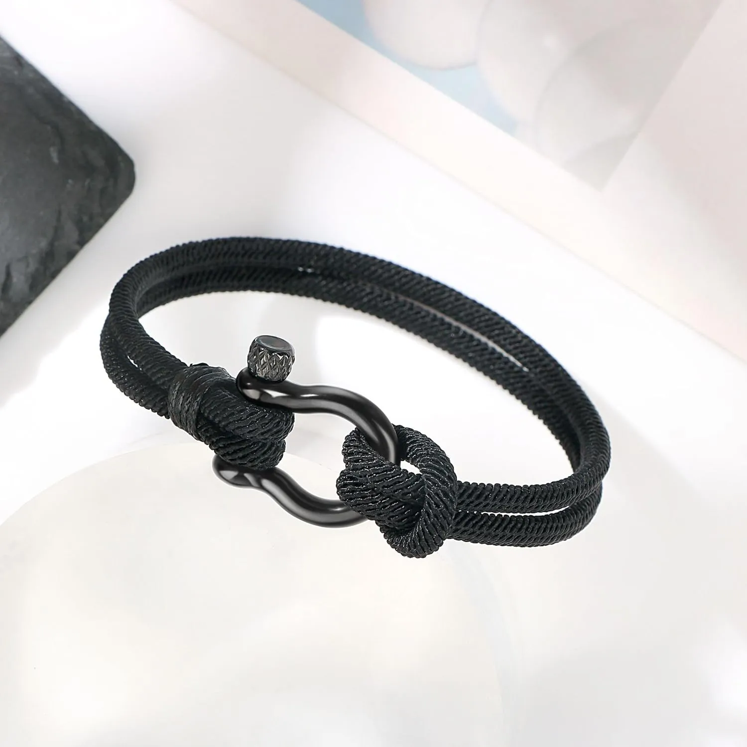 Memgift To My Man Bracelet Gifts for Son Grandson Nephew Brother Dad Bracelets Birthday Father's Day Valentine's Day Gifts for Teen Boys Attention to Size