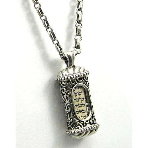 Michael Bromberg Mezuzah Pendant With Window