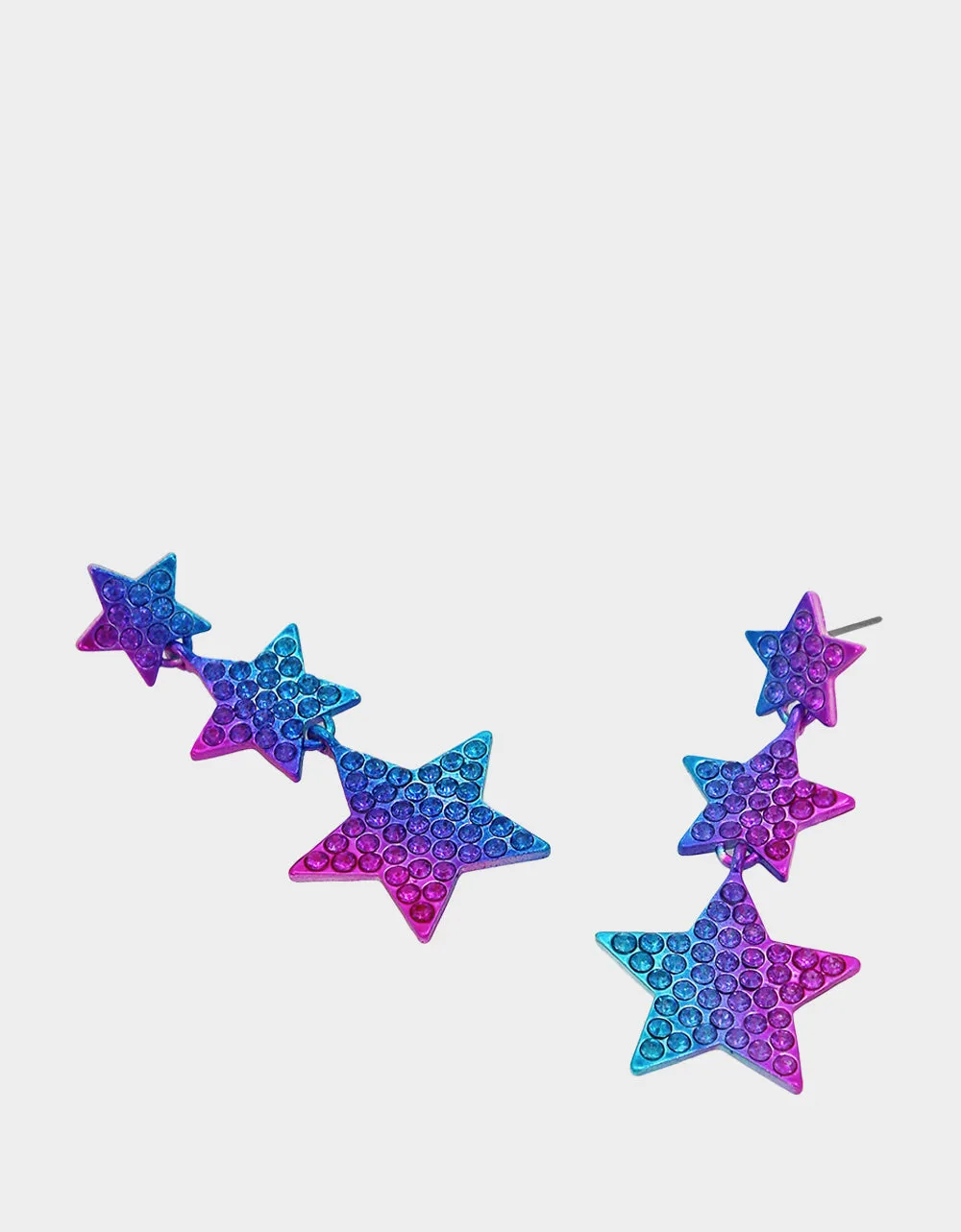 MISS USA STAR LINEAR EARRINGS MULTI