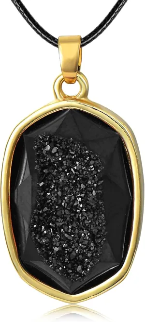 Natural Crystal Necklce for Women Healing Crystal Pendant Energy Crystal Jewelry Birthday Gift for Her