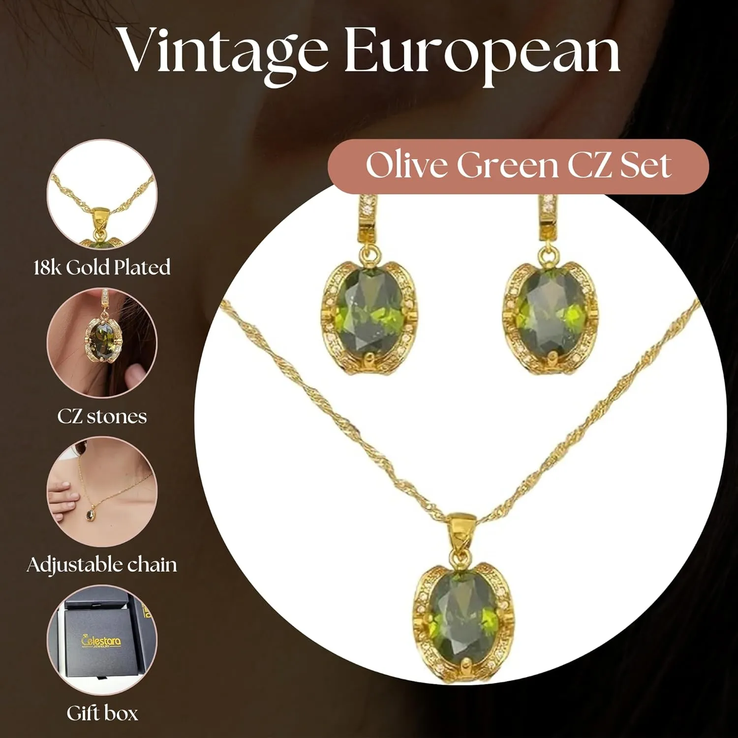 Necklace & Earrings Set for Women