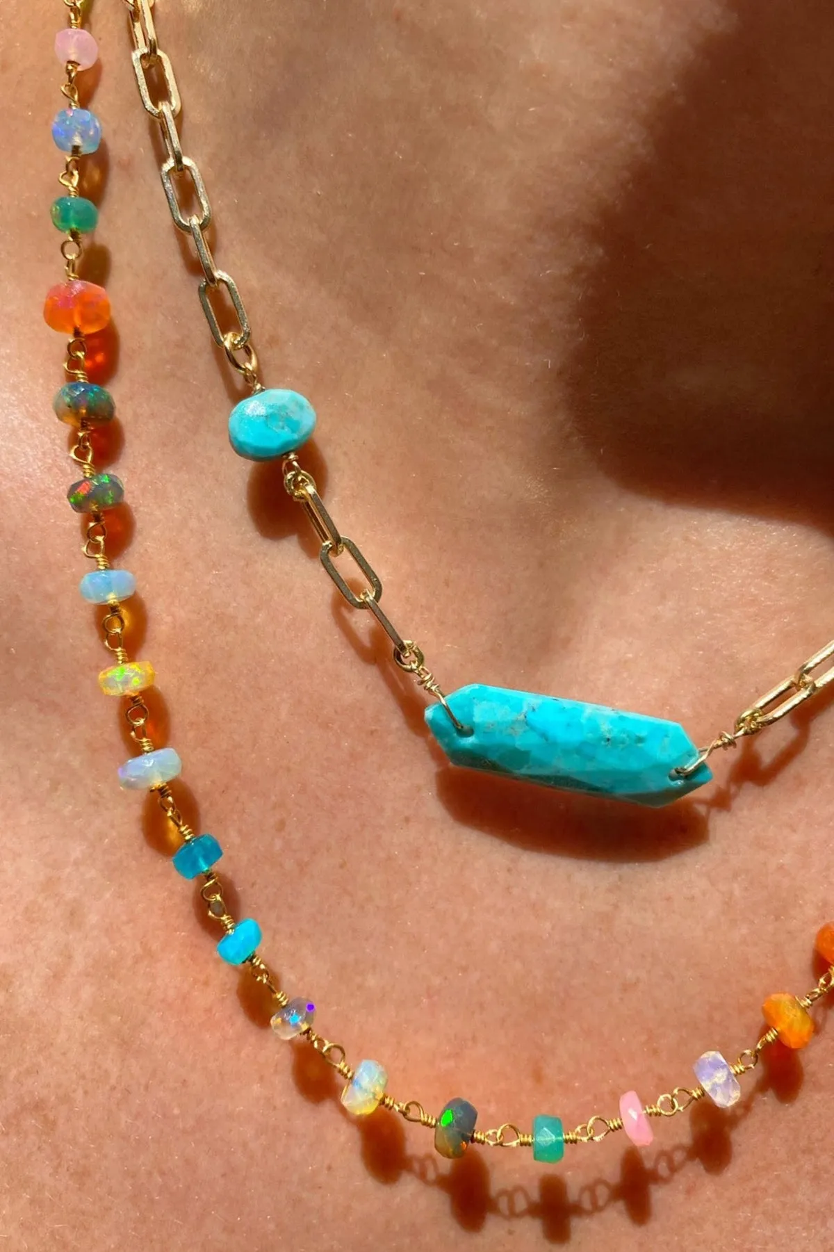 Neon Punch Necklace