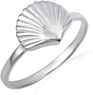 Ocean Seashell Beach Fine Ring Real Solid .925 Steling Silver