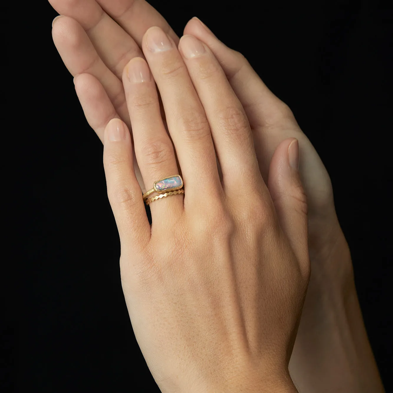 OP12-OOAK | 1.34 Carat One-of-a-Kind Boulder Opal Ring