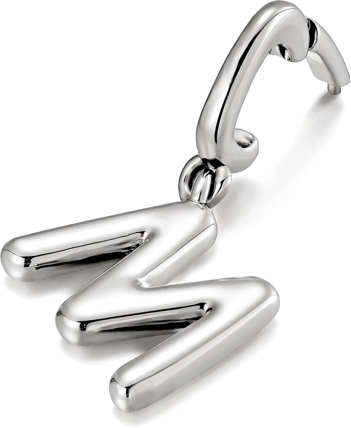 OVRUNS Initial Charm for Women,Letter Bracelet Necklace Charms Alphabet Pendant Charms With Clasp