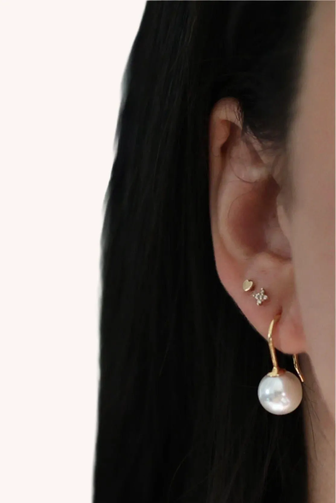 Pearl Cascade Hook Earrings