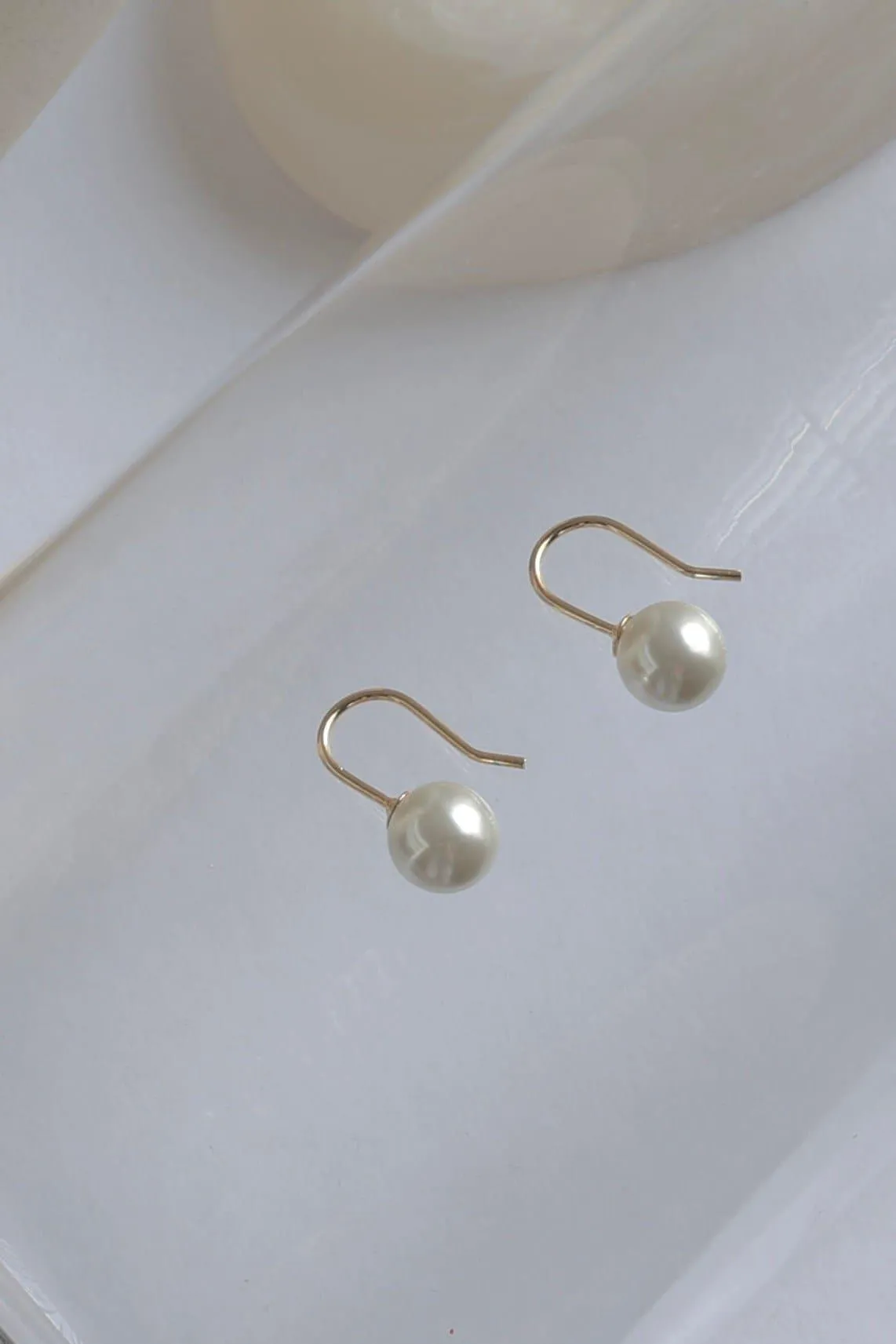 Pearl Cascade Hook Earrings