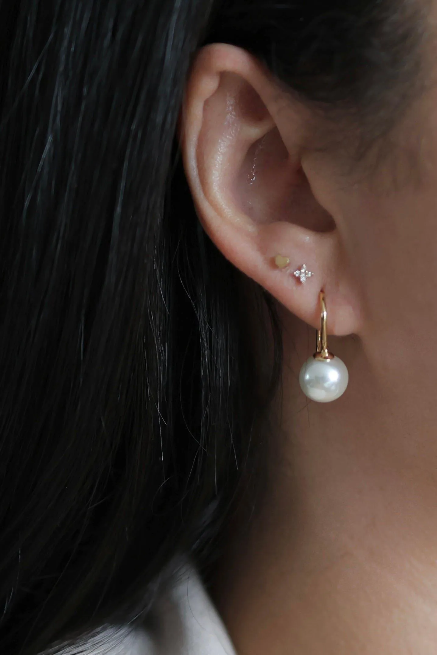 Pearl Cascade Hook Earrings