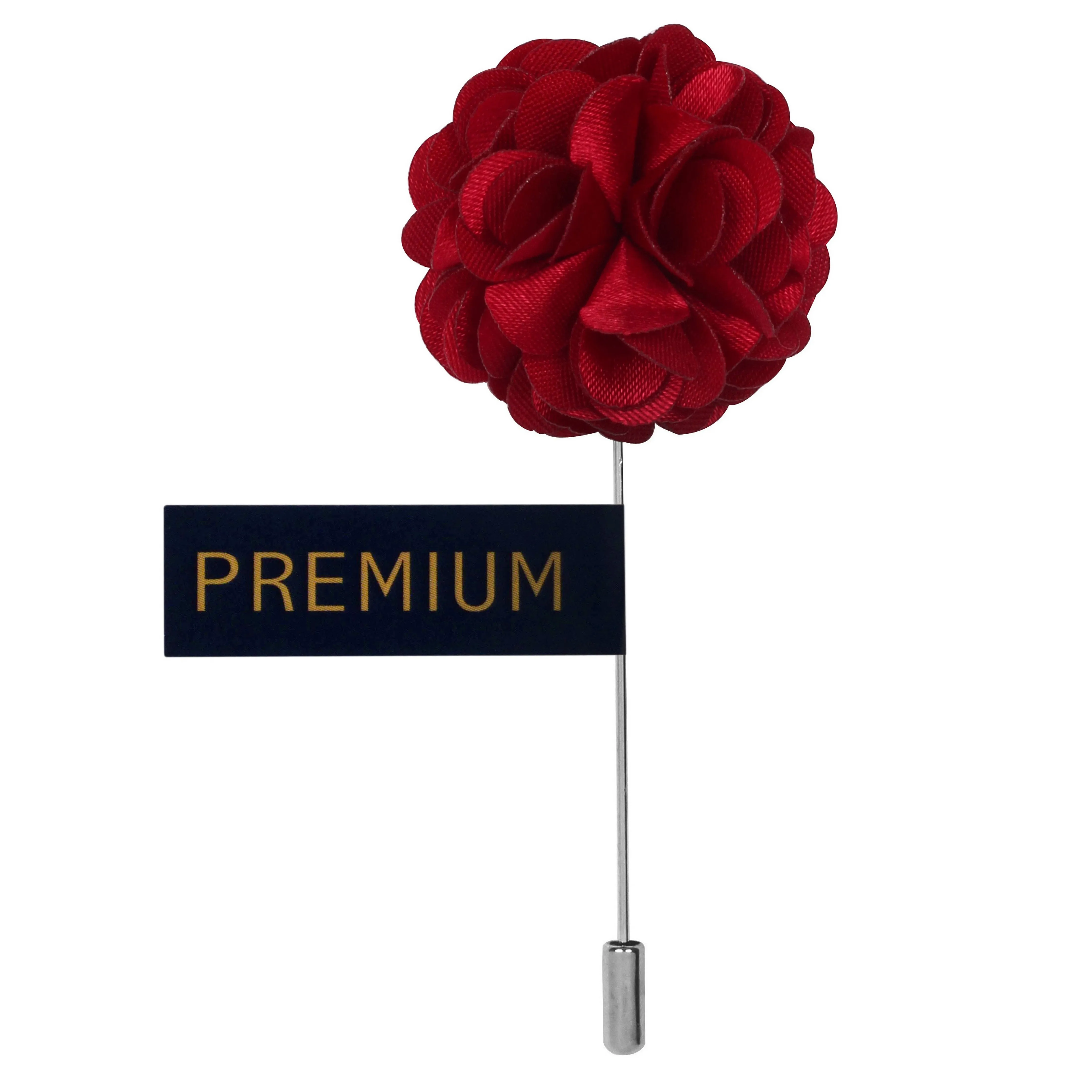 Peluche Petals Maroon Brooch Lapel Pin