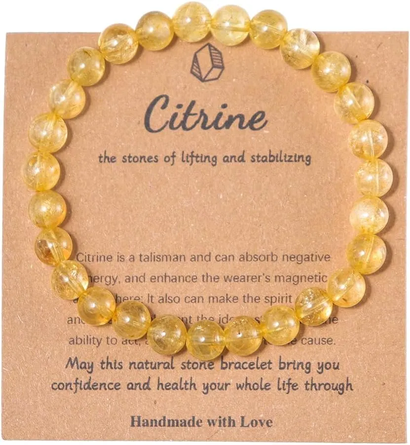 Pingyongchang Stress Relief Anxiety Yoga Bracelet,Mantra Bracelets for Women Natural Crystal Stone Healing Gifts Birthday Gifts for Jade Bracelet for Men