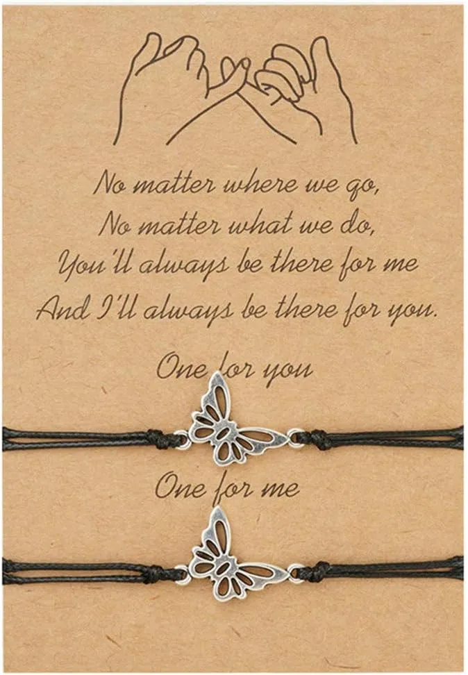 Pinky Pomise Distance Matching Bracelets for Best Friends Couple Family Women Mens Sunflower Boho Bracelet Friendship Jewelry