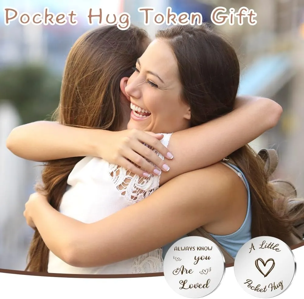 Pocket Hug Token Gifts for Men Women Boyfriend Girlfriend Valentine Gift Inspirational Gift Graduation Birthday Gift