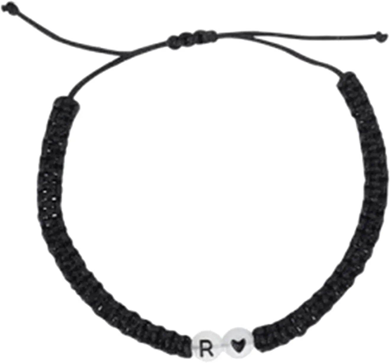 Promise Couple Bracelets for Women Simple Cute Luminous Round Bead Braid Bracelet Friendship Aesthetic Jewelry Gift