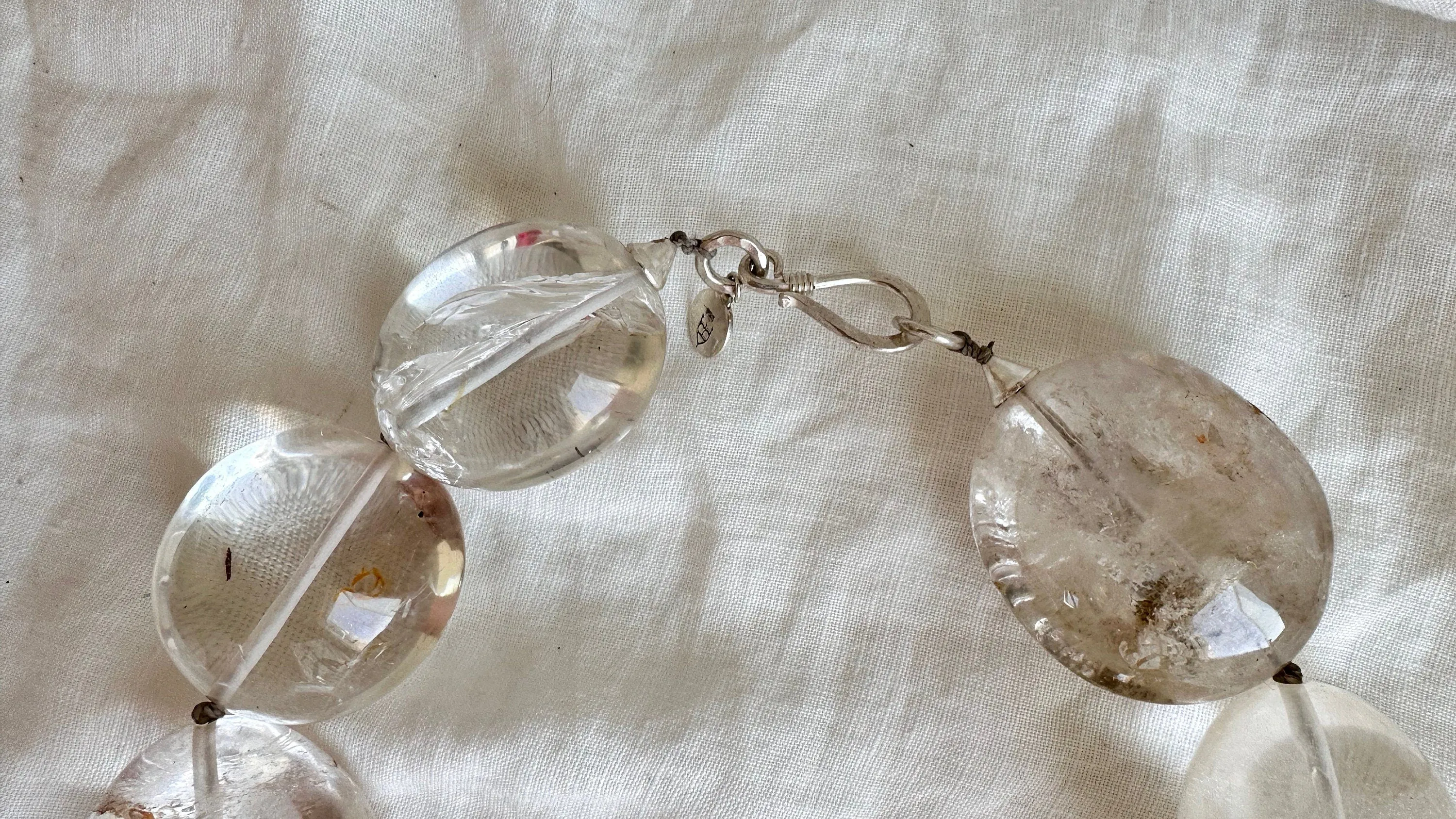 Quartz & Silver Necklace. Atelier Aadya. 1158