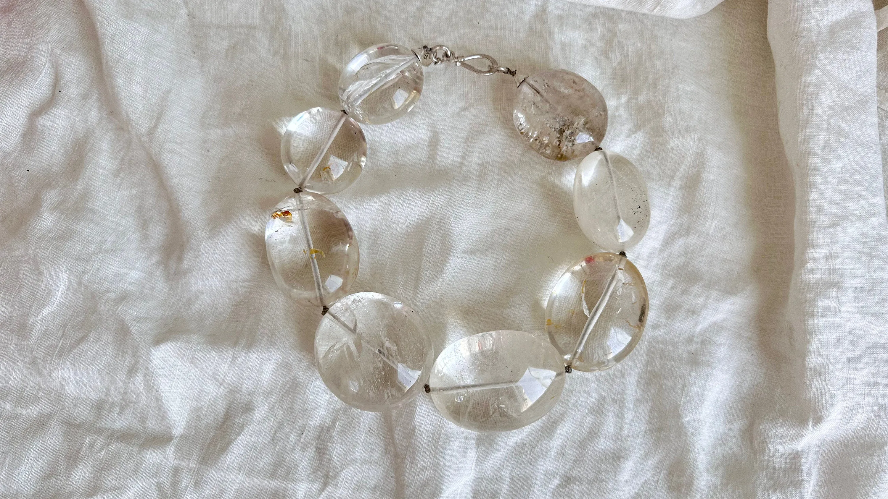 Quartz & Silver Necklace. Atelier Aadya. 1158