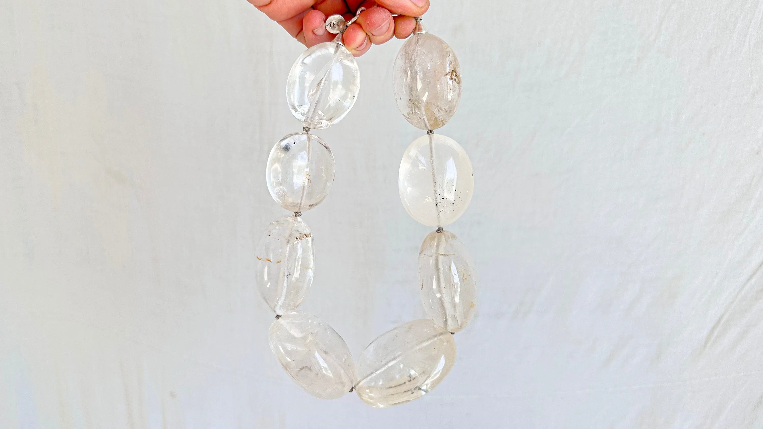 Quartz & Silver Necklace. Atelier Aadya. 1158