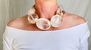 Quartz & Silver Necklace. Atelier Aadya. 1158