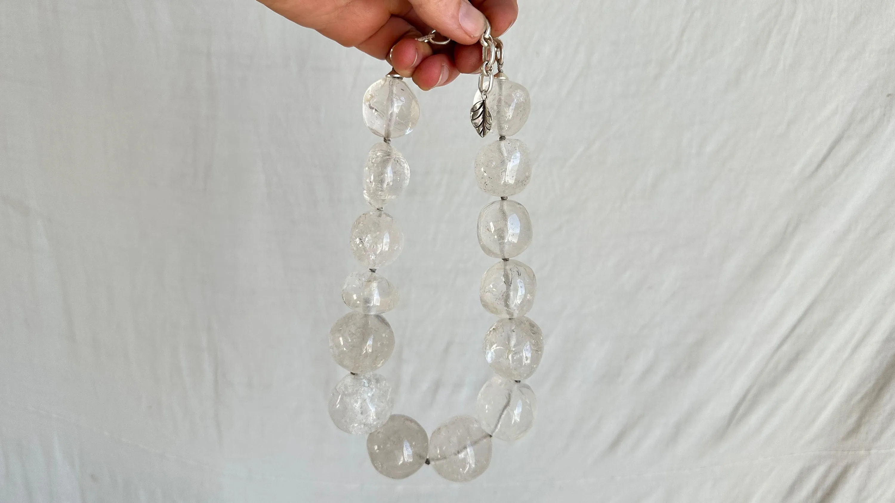 Quartz & Silver Necklace. Atelier Aadya. 2311