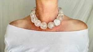 Quartz & Silver Necklace. Atelier Aadya. 2311