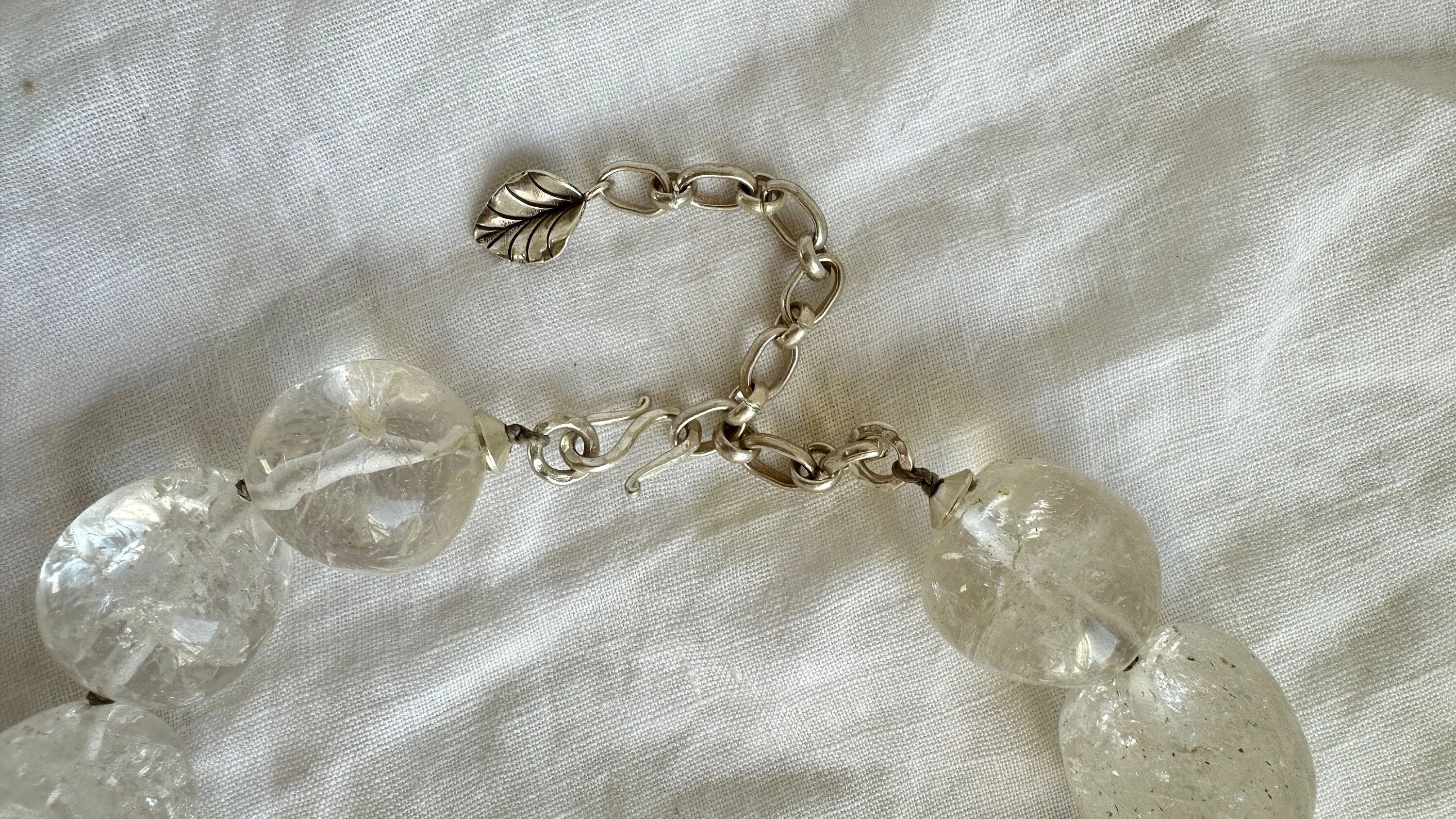 Quartz & Silver Necklace. Atelier Aadya. 2311