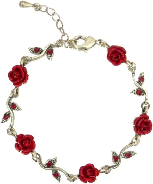 Rose Bracelets for Women Flower Bracelet for Women Vintage Rose Jewelry for Women