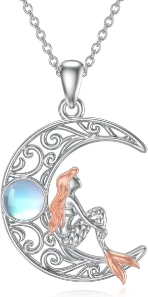S925 Sterling Silver Animal Necklace Cute Jewelry Gifts for Women Her Daughter