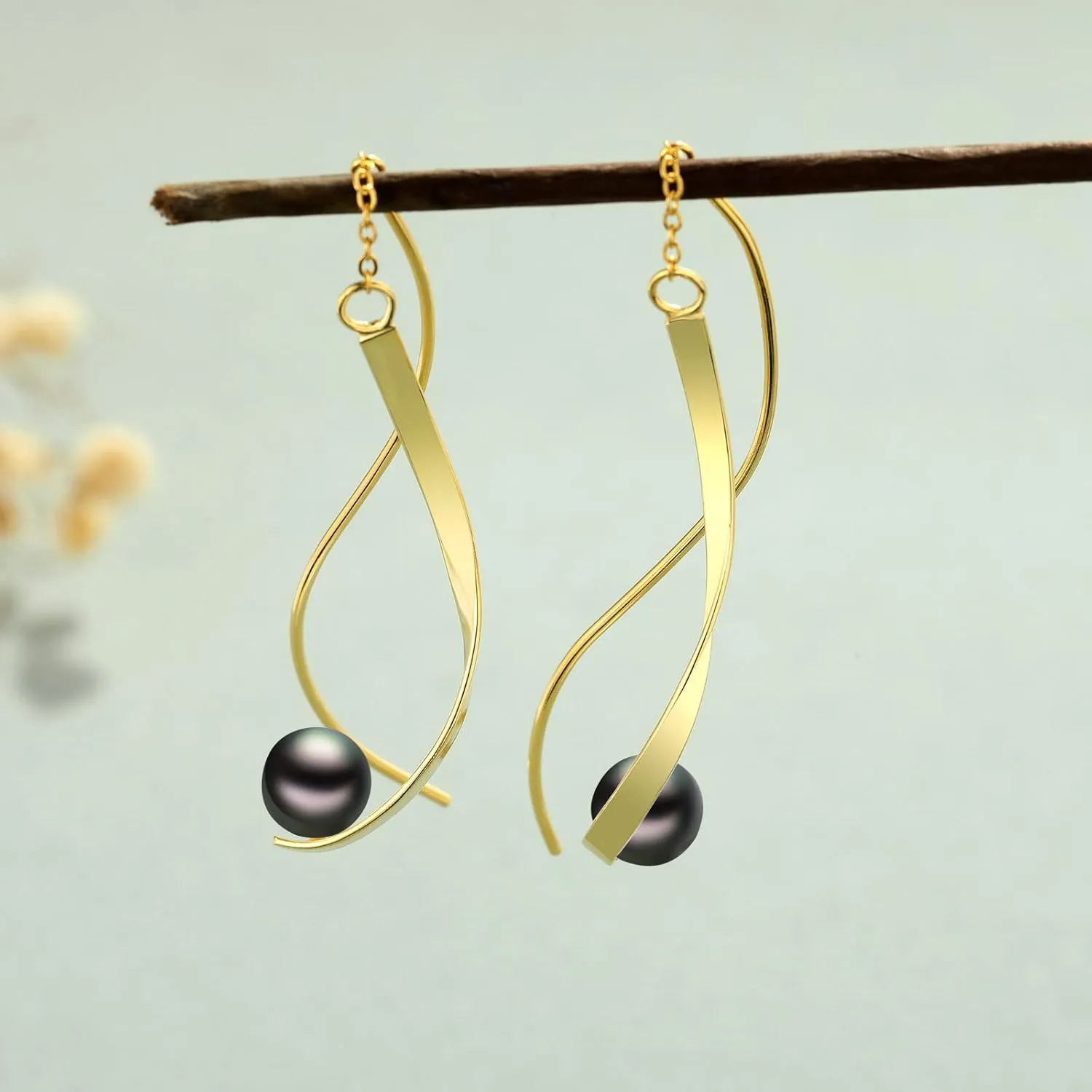 Seiyang Natural Abalone Shell Butterfly Earrings 925 Sterling Silver Leverback Dangle Earrings Butterfly Jewelry Gifts for Women