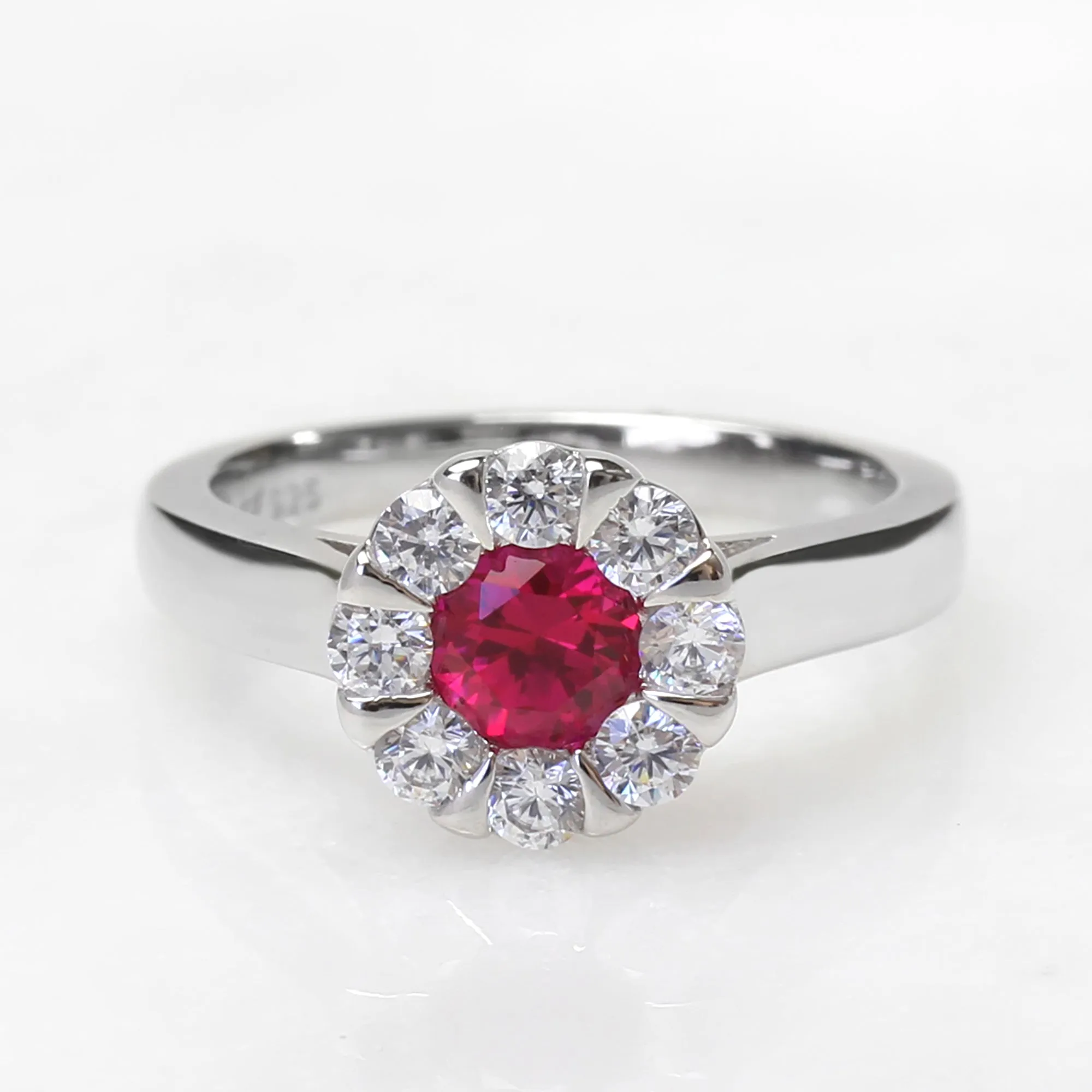 Serene Blossom: Ruby Ring