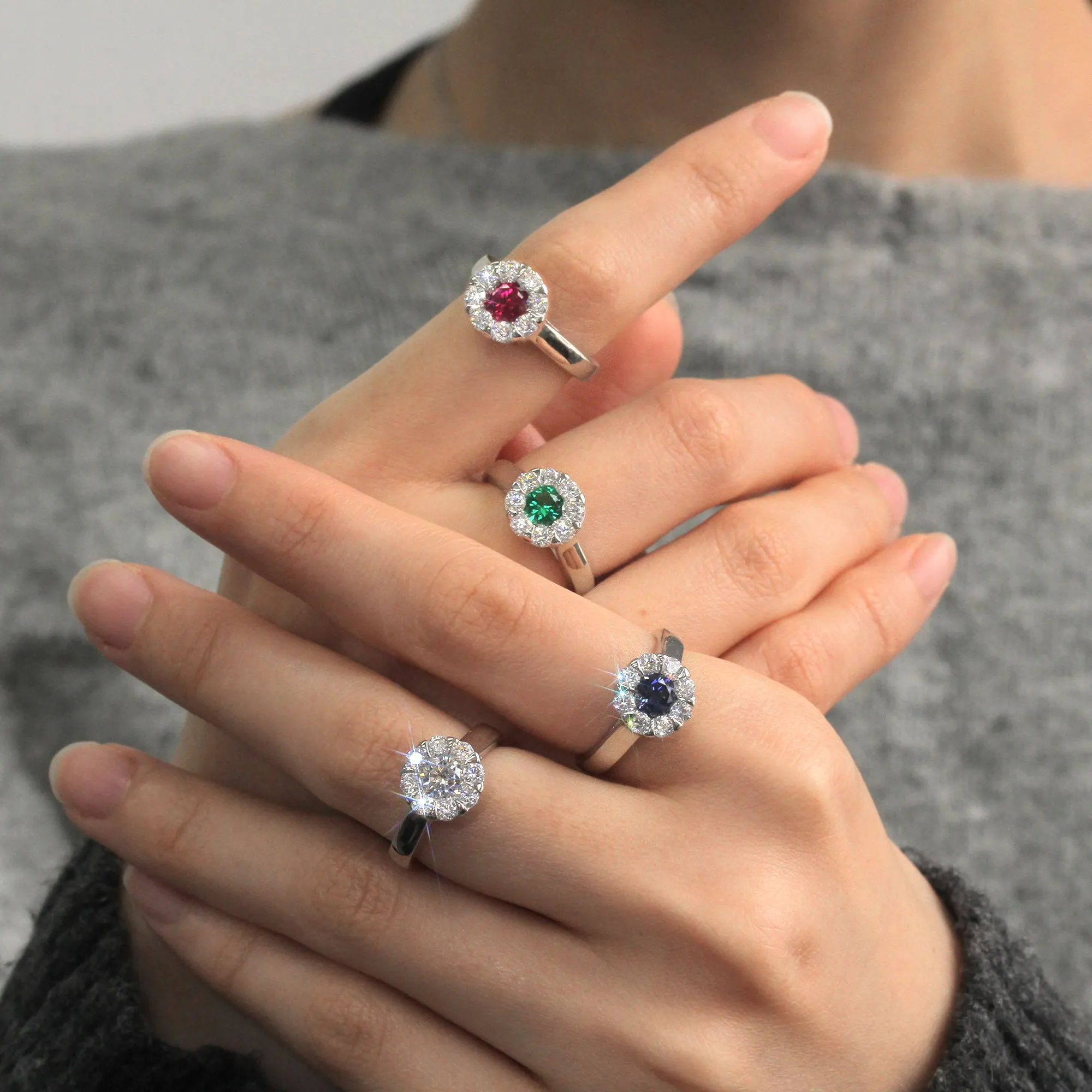 Serene Blossom: Ruby Ring