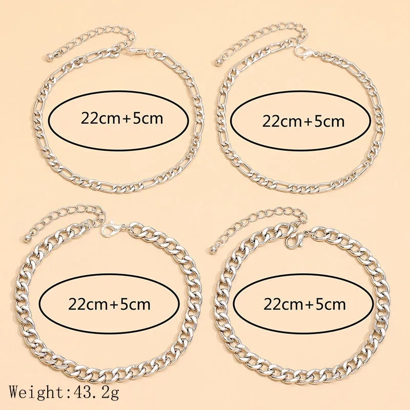 Simple Fashion Solid Color Irregular Metal Bracelet