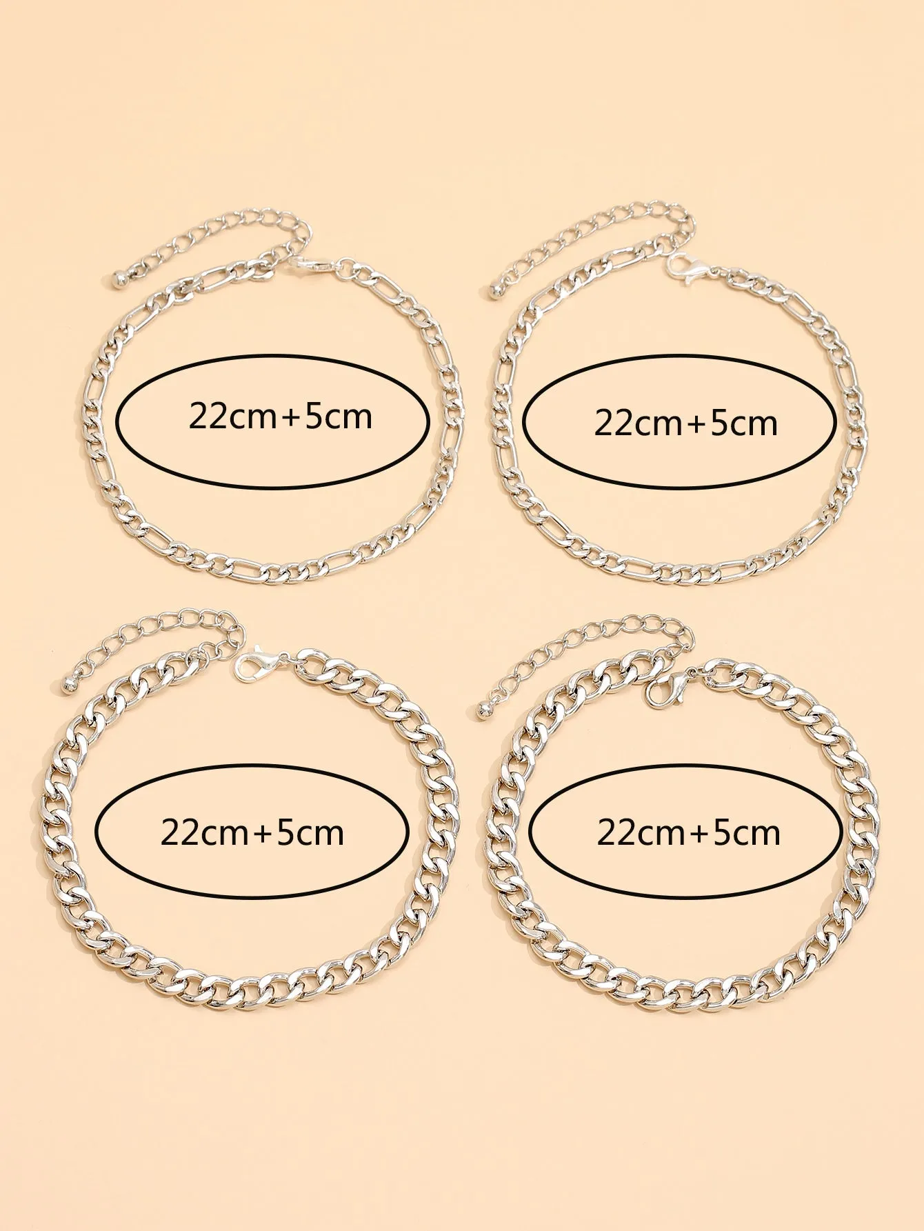 Simple Fashion Solid Color Irregular Metal Bracelet